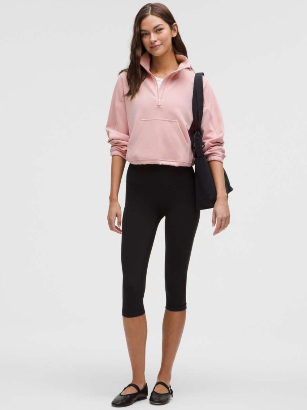 Lululemon Brushed Softstreme Half Zip Sweatshirt